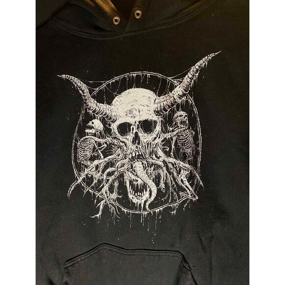 The Hundreds x Mark Riddick Mens M Pullover Hoodie Metal Grunge Y2K - Picture 2 of 6